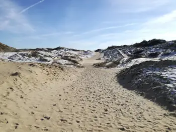 De Panne in de sneeuw (België)